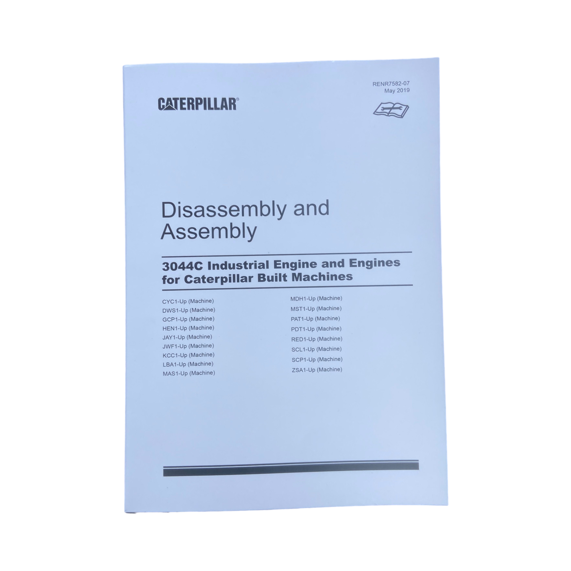 Manual de servicio del motor Caterpillar 3044C Desmontaje y montaje RENR7582