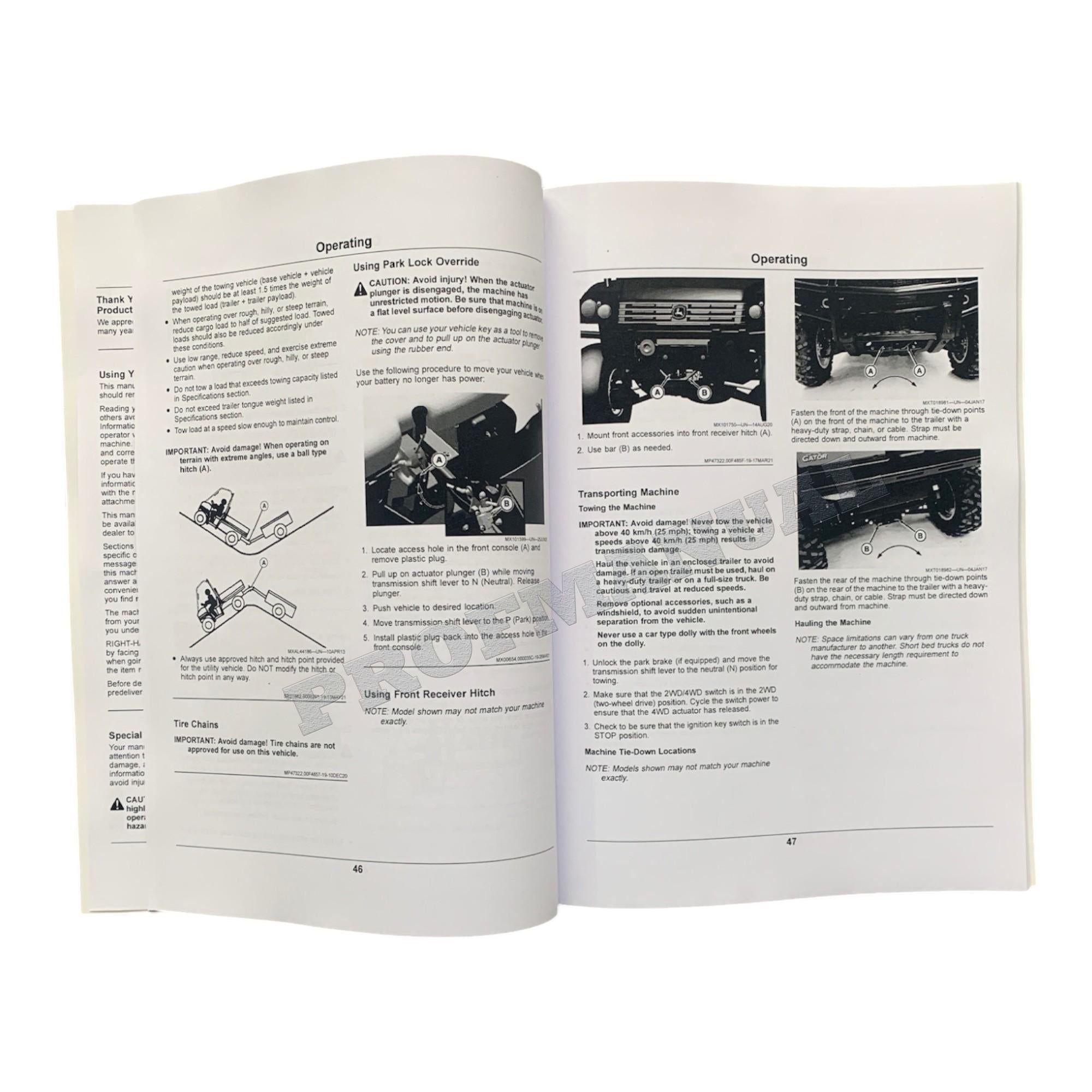 Manual del operador del John Deere XUV825M Gator SN 070001- +!¡BONIFICACIÓN!