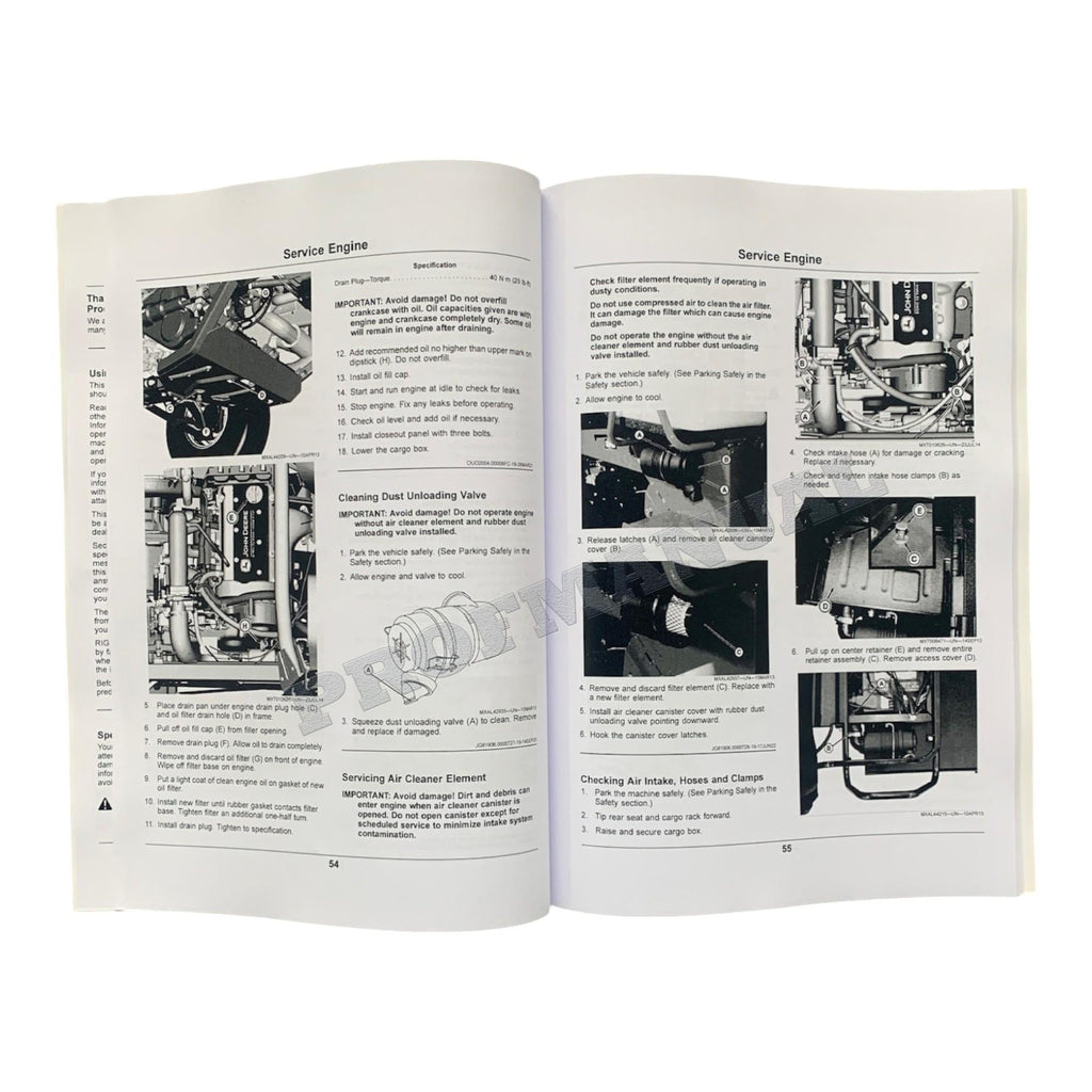 Manual del operador del John Deere XUV825M Gator SN 070001- +!¡BONIFICACIÓN!