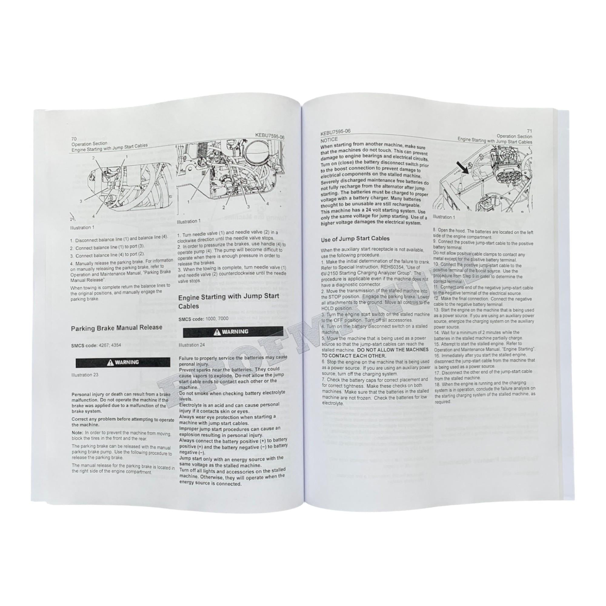 Caterpillar CW34 Pneumatic Compactor Operators Maintenance Manual KEBU7595