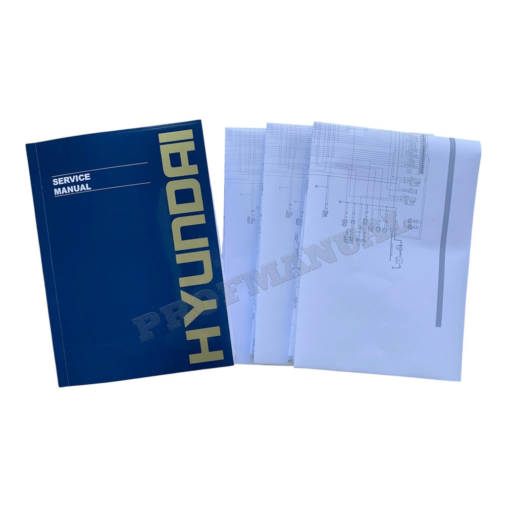 Hyundai R140LC-7 CRAWLER EXCAVATOR Hardcover Repair Service Manual