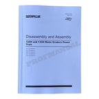 Manual de servicio de desmontaje y montaje del tren de potencia de la niveladora Caterpillar 120H y 135H RENR4160