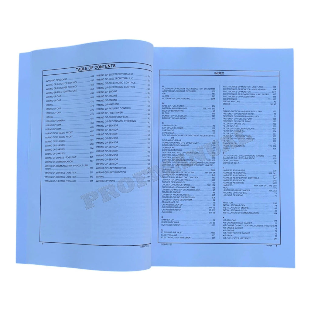 Caterpillar Cat 966K Wheel Loader Parts Catalog Manual SEBP5727