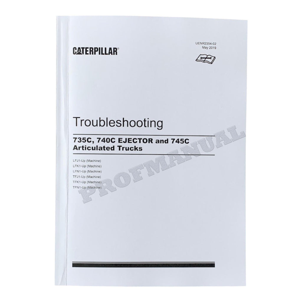 Caterpillar 745 Articulated Truck Full Service Manual *Send serial number