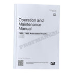 Caterpillar 745 Articulated Truck Full Service Manual *Send serial number