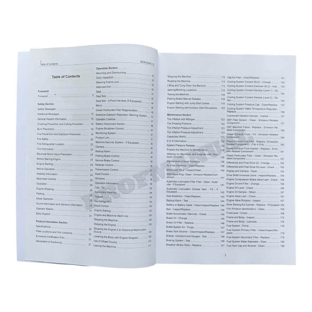 Caterpillar 735C 745C Articulated Truck Operators Maintenance Manual