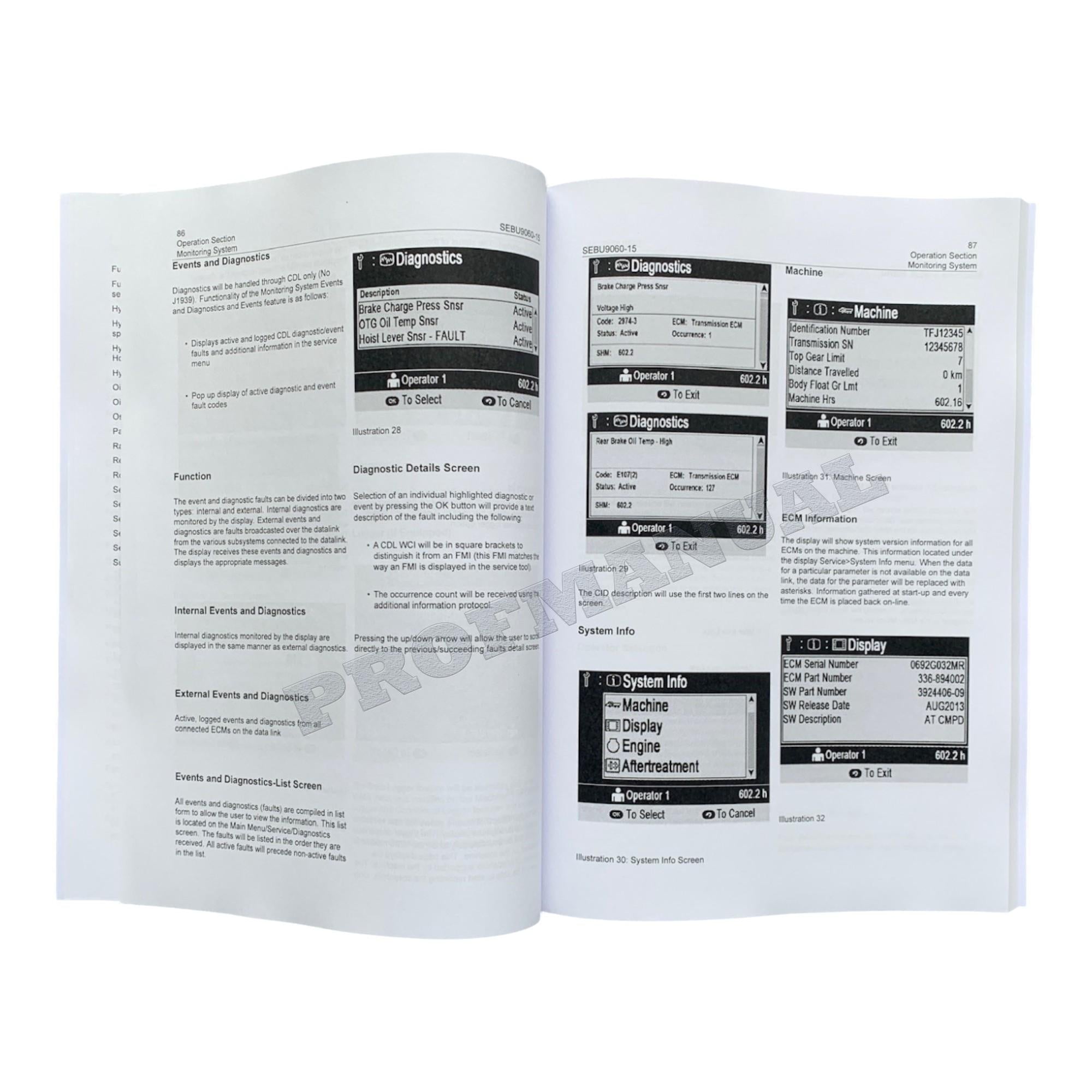 Caterpillar 735C 745C Articulated Truck Operators Maintenance Manual