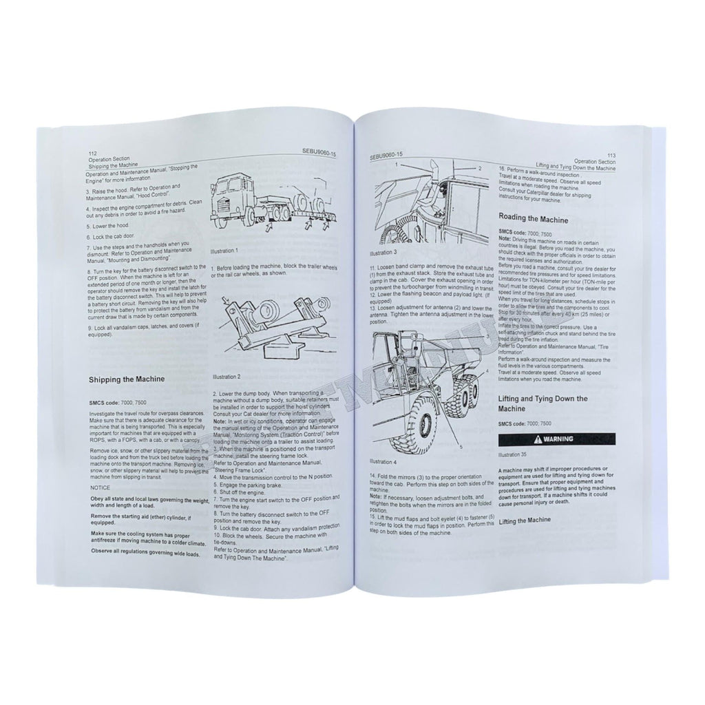 Caterpillar 735C 745C Articulated Truck Operators Maintenance Manual