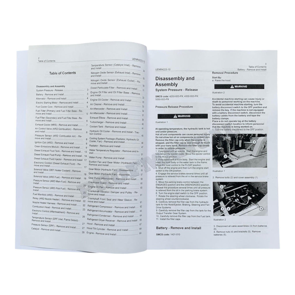 Caterpillar Cat 740 EJECTOR 745 TRUCK Engine Suppl Disass Assem Service Manual