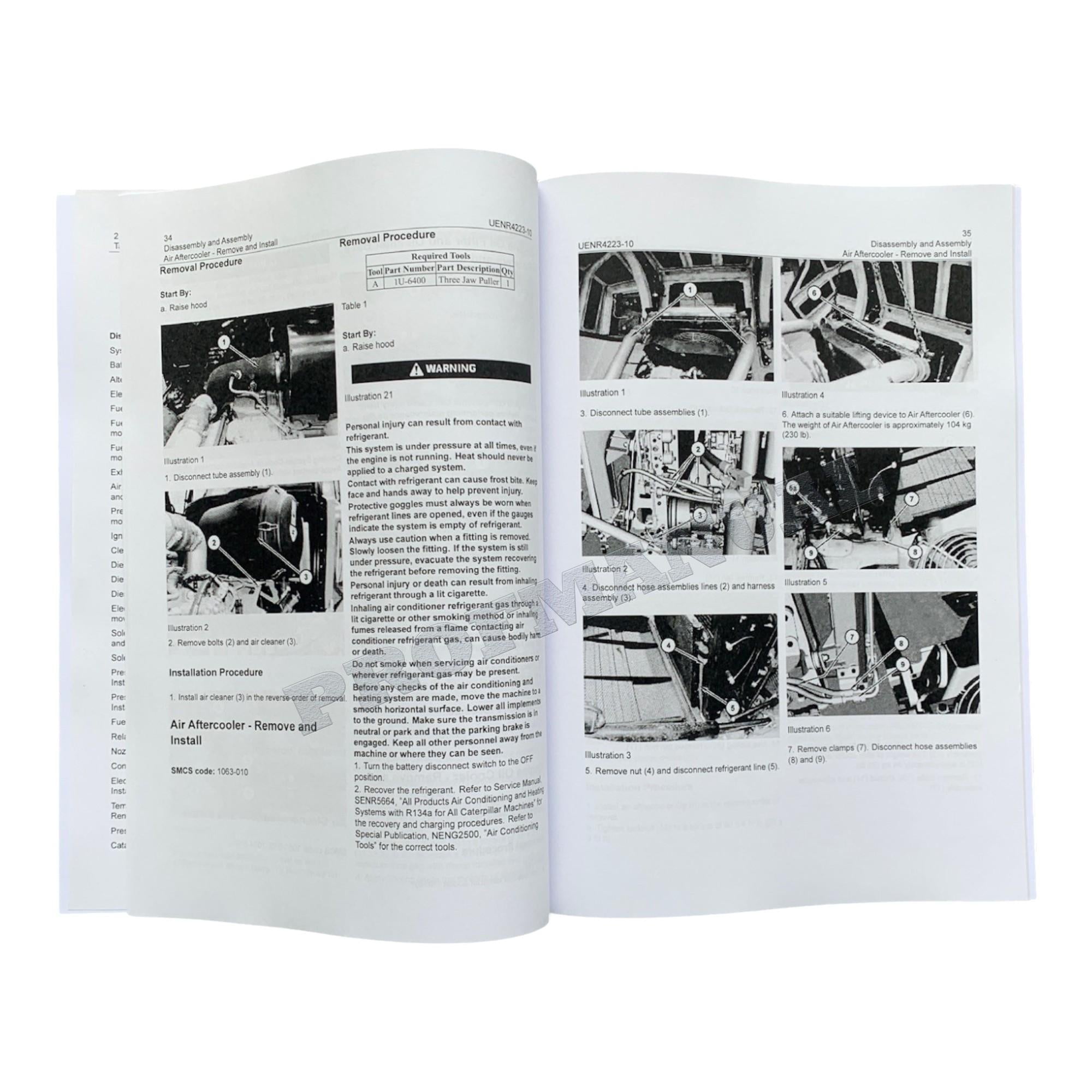 Caterpillar Cat 740 EJECTOR 745 TRUCK Engine Suppl Disass Assem Service Manual