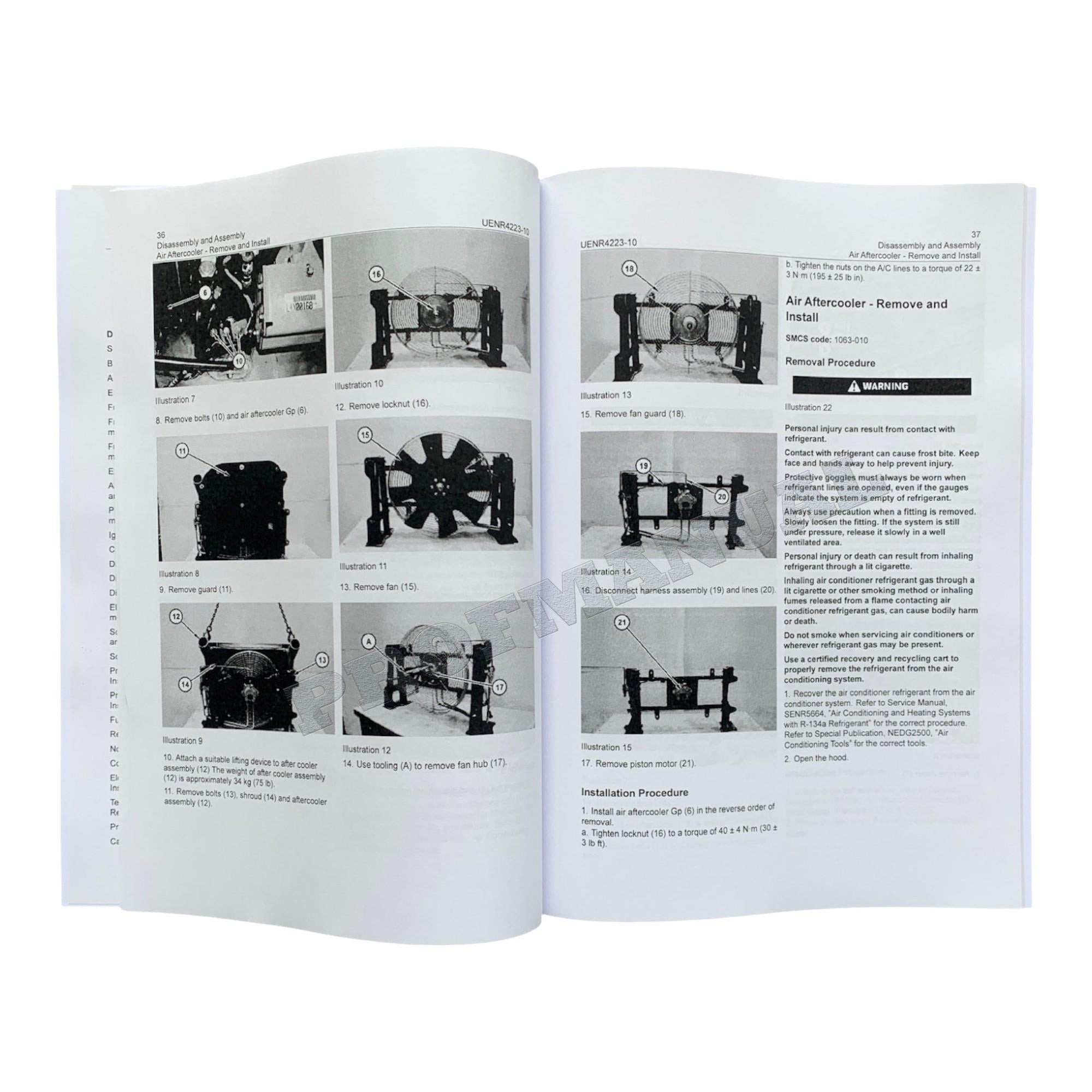 Caterpillar Cat 735 740 GC TRUCK Engine Suppl Disass Assem Service Manual