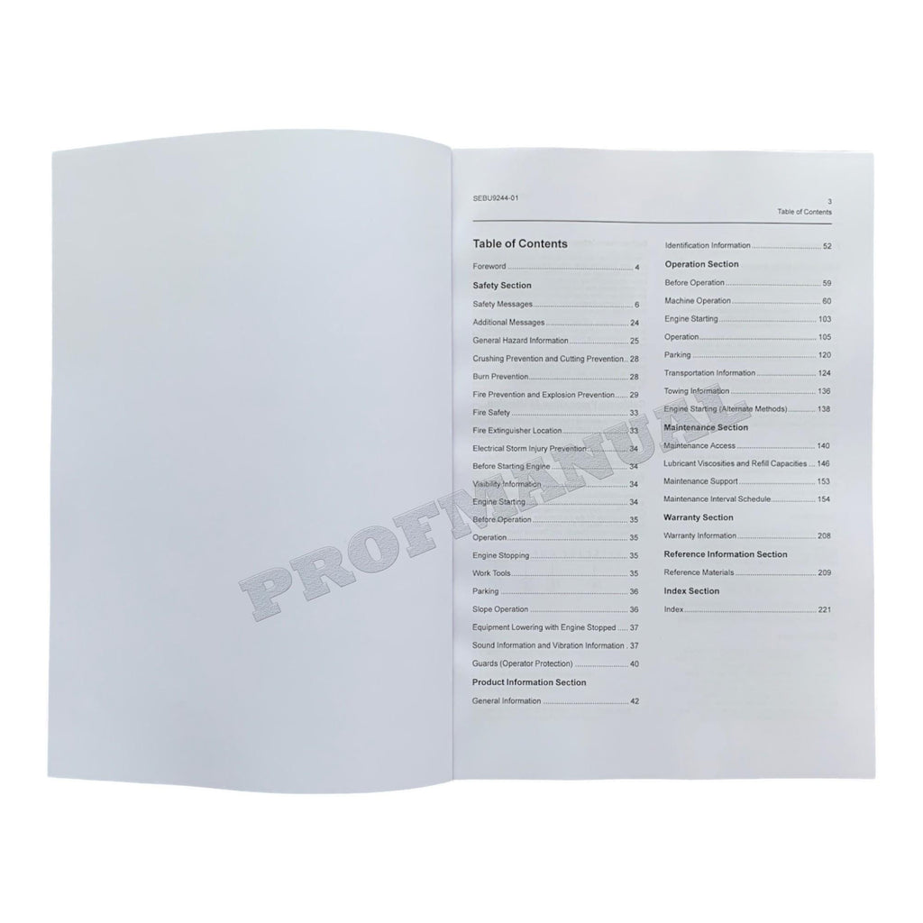 Caterpillar Cat 279D Compact Track Loader OPERATORS MAINTENANCE MANUAL