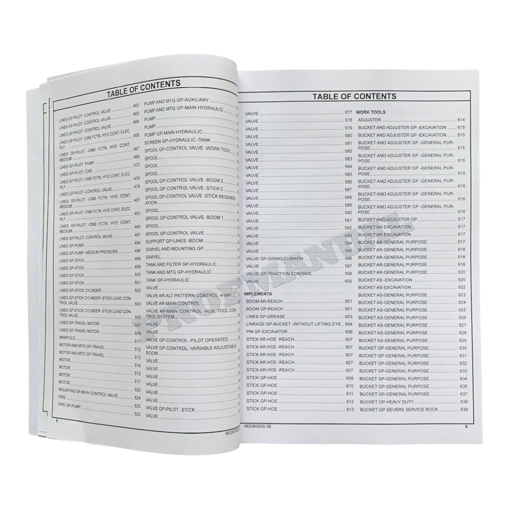 Caterpillar Cat 316F L Excavator Parts Catalog Manual ser XAD1-Up W7N1-Up