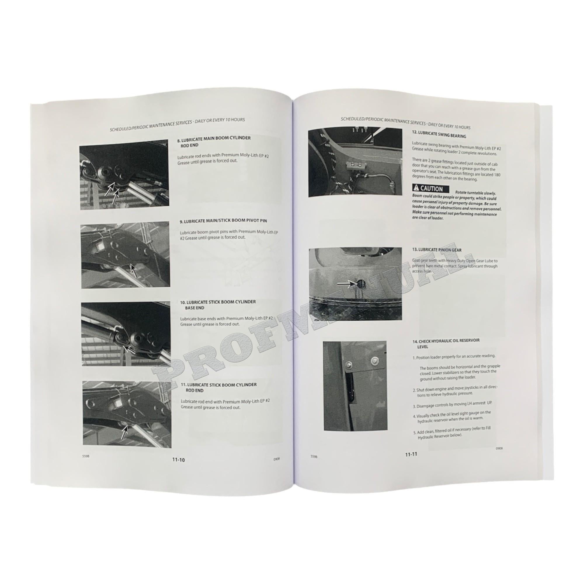 Caterpillar Cat 559B Tier 3 Knuckleboom Loader OPERATORS MAINTENANCE MANUAL