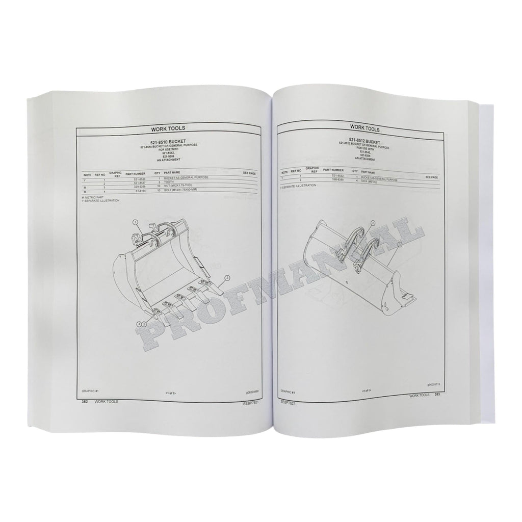 Caterpillar Cat 303E CR Mini Hydraulic Excavator Parts Catalog Manual SGE1-Up
