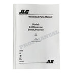 JLG E400AJPnarrow E400Anarrow Boom Lift Parts Catalog Manual 31219183