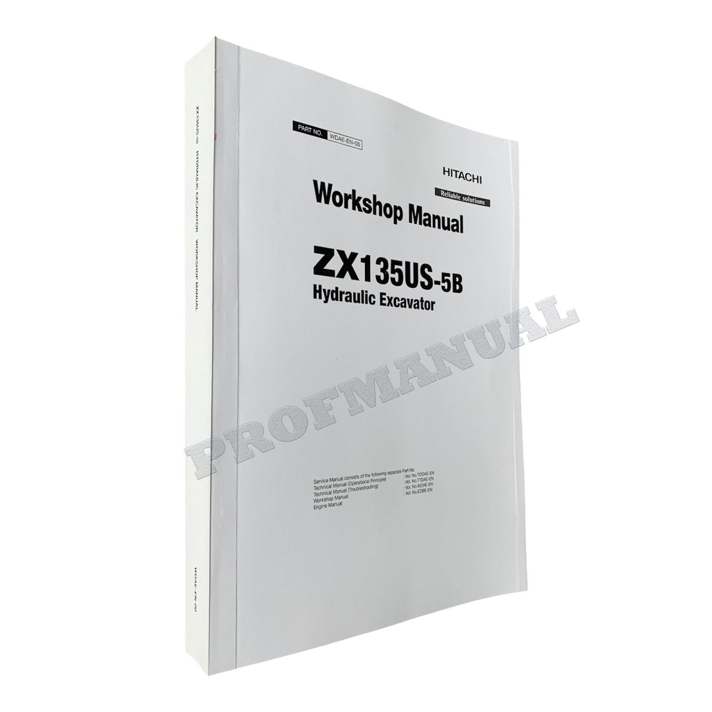 HITACHI ZAXIS ZX135US-5B Excavator Workshop Service Manual
