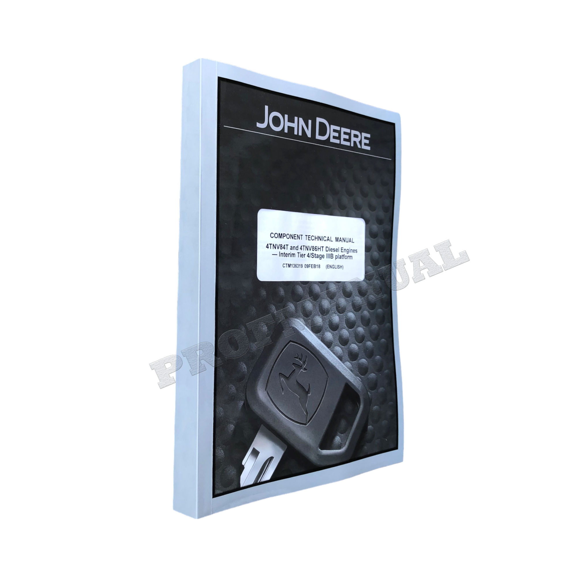 John Deere Yanmar 4TNV84T 4TNV86HT Engine REPAIR SERVICE MANUAL CTM136319