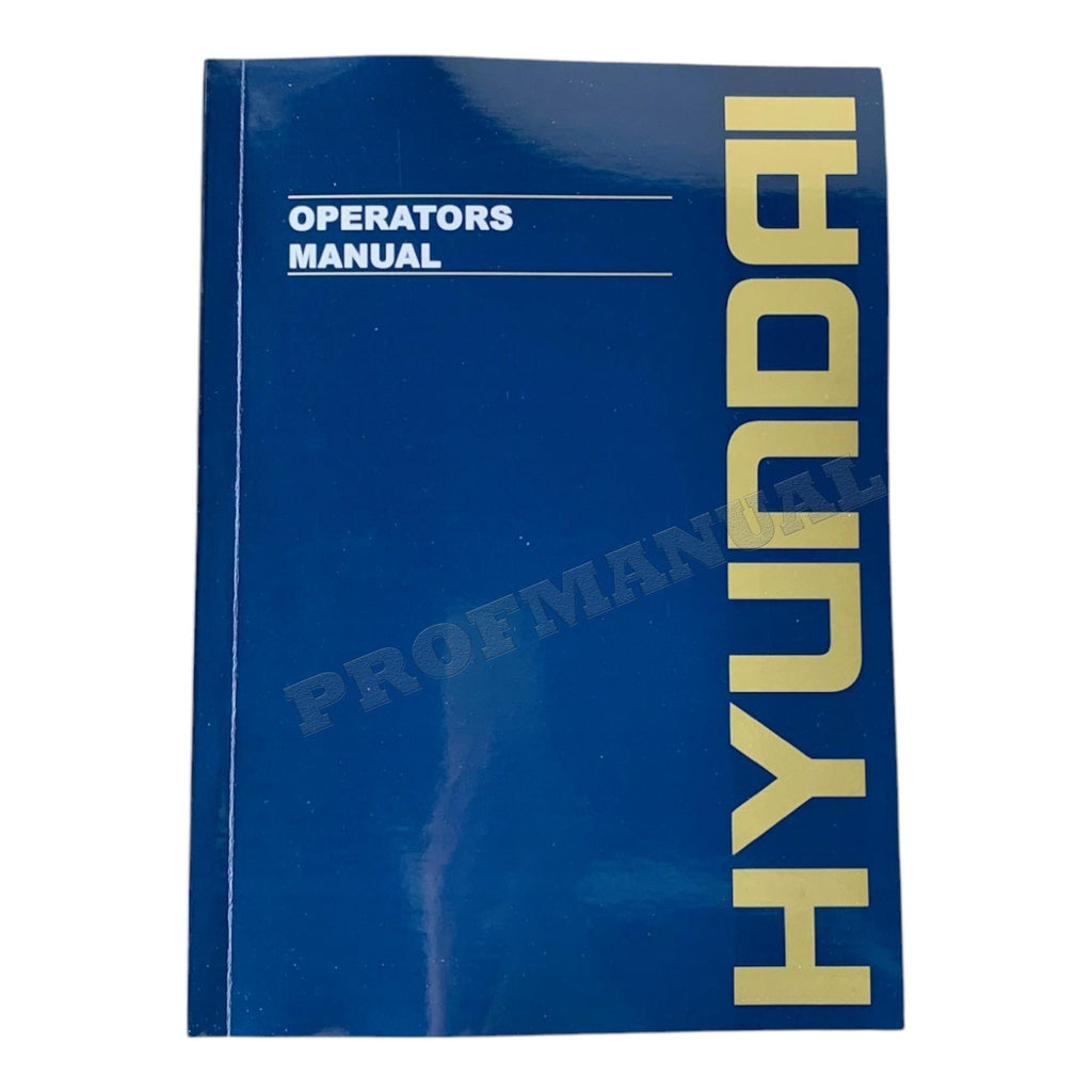 Manual de mantenimiento del operador de la excavadora sobre cadenas Hyundai R27Z-9