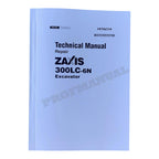 HITACHI ZAXIS 300LC-6N EXCAVATOR REPAIR SERVICE MANUAL SN F840001- +!BONUS!