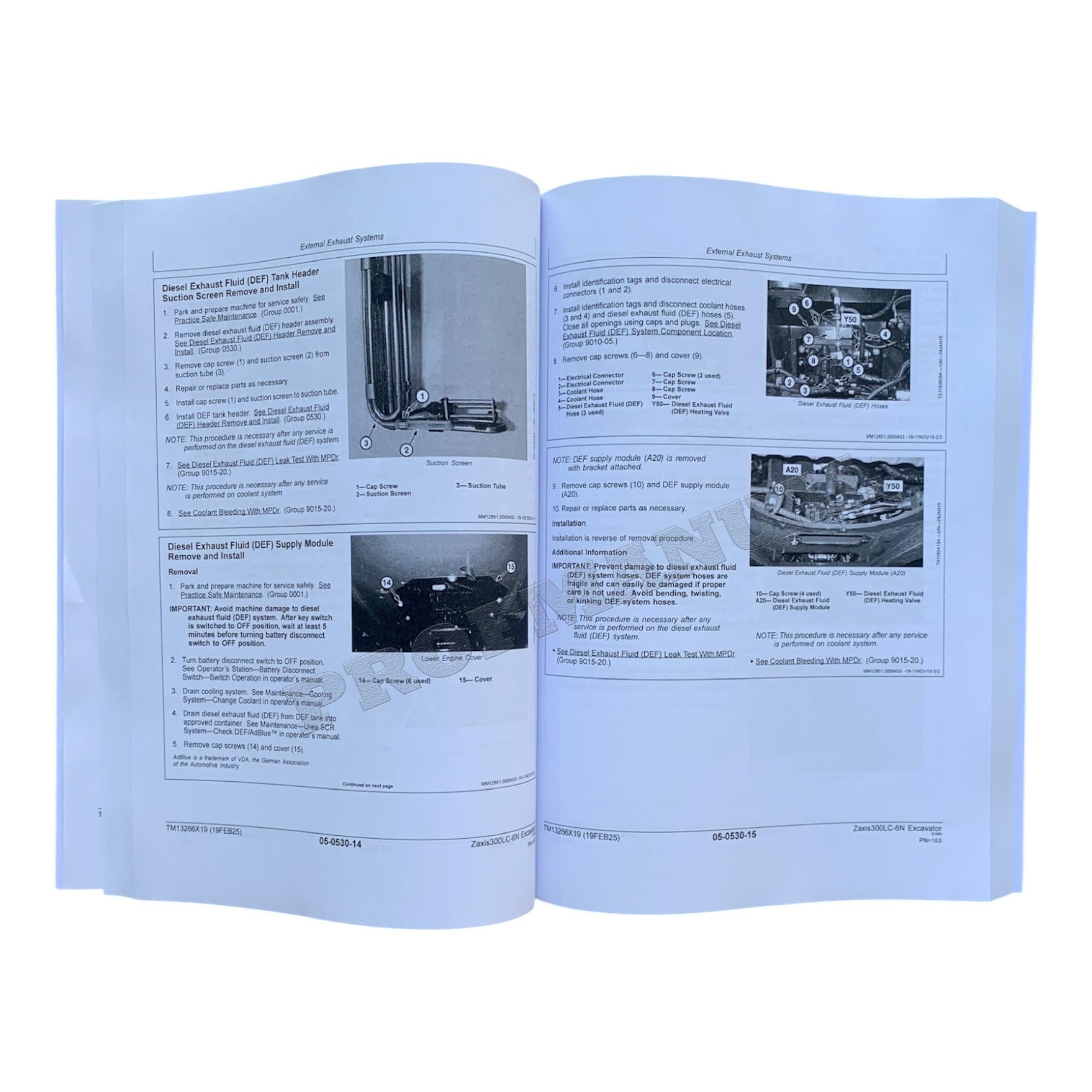 HITACHI ZAXIS 300LC-6N EXCAVATOR REPAIR SERVICE MANUAL SN F840001- +!BONUS!
