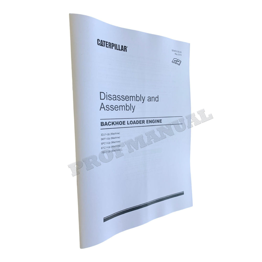Caterpillar CAT BACKHOE LOADER ENGINE Manual Disassembly Assembly