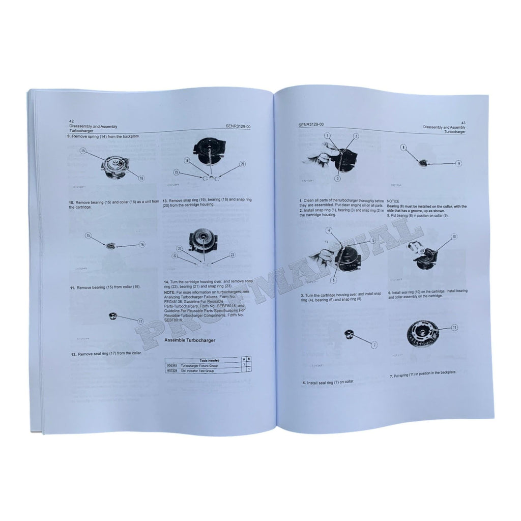 Caterpillar CAT BACKHOE LOADER ENGINE Manual Disassembly Assembly