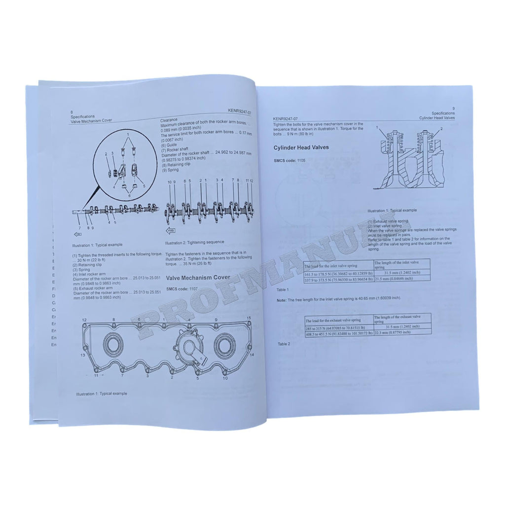 Caterpillar C6.6 C4.4 Engine Operation Testing Adjusting FULL Service Manual *Send Serial#