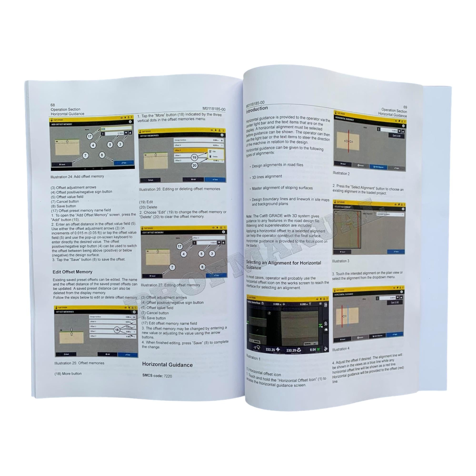 Manual de mantenimiento del operador de la motoniveladora Caterpillar GRADE 3D