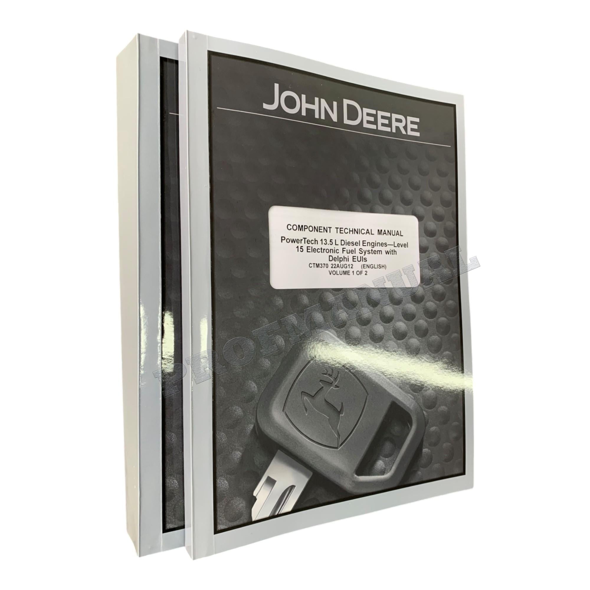 John Deere 6135 Diesel Engine Fuel System REPAIR SERVICE TECHNICAL MANUAL CTM370