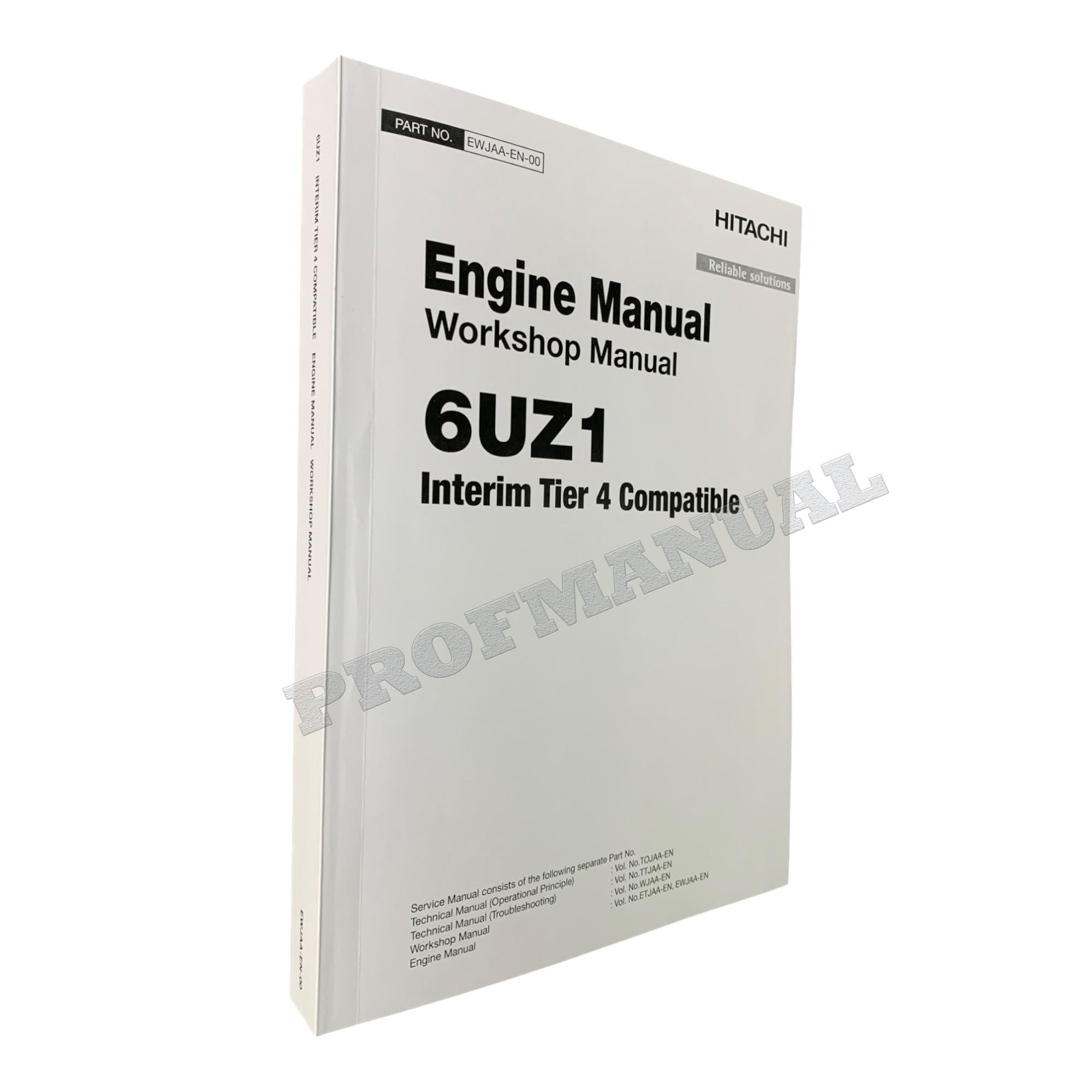 HITACHI 6UZ1 INTERIM TIER4 COMPATIBLE ENGINE WORKSHOP MANUAL