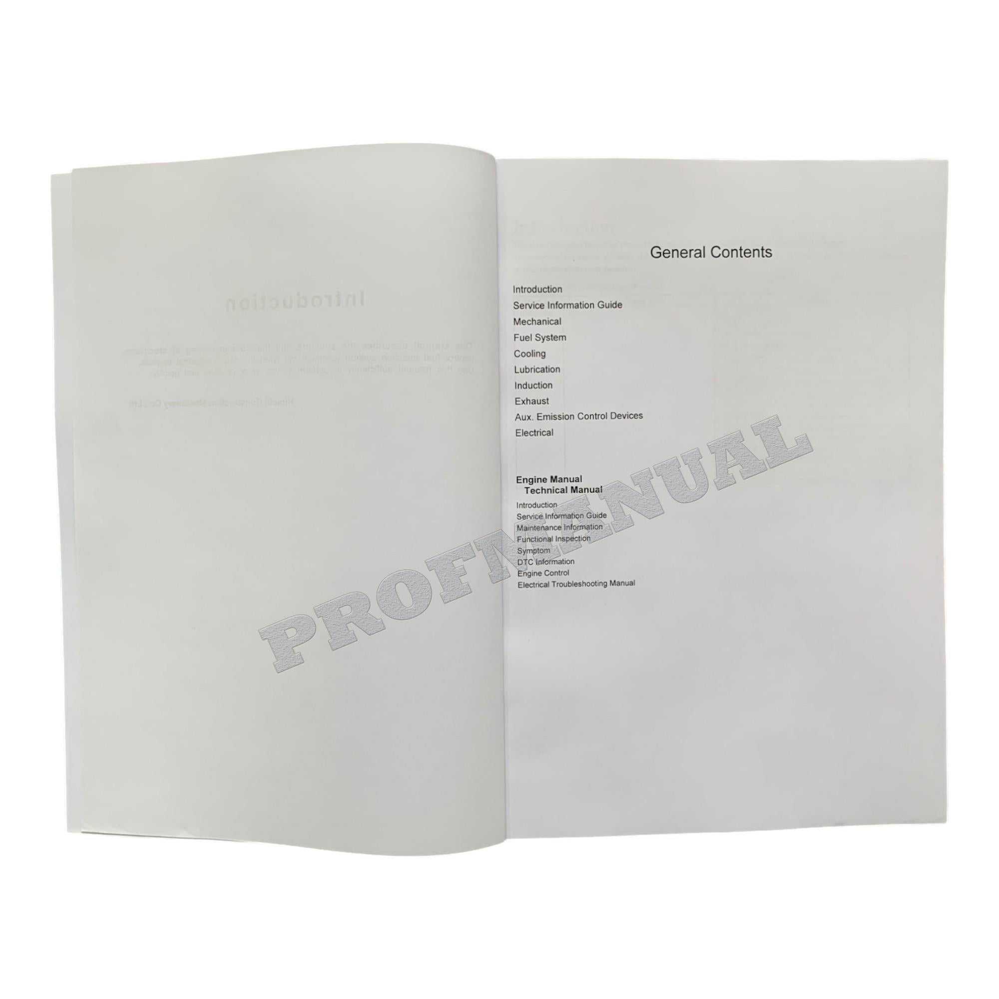 HITACHI 6UZ1 INTERIM TIER4 COMPATIBLE ENGINE WORKSHOP MANUAL