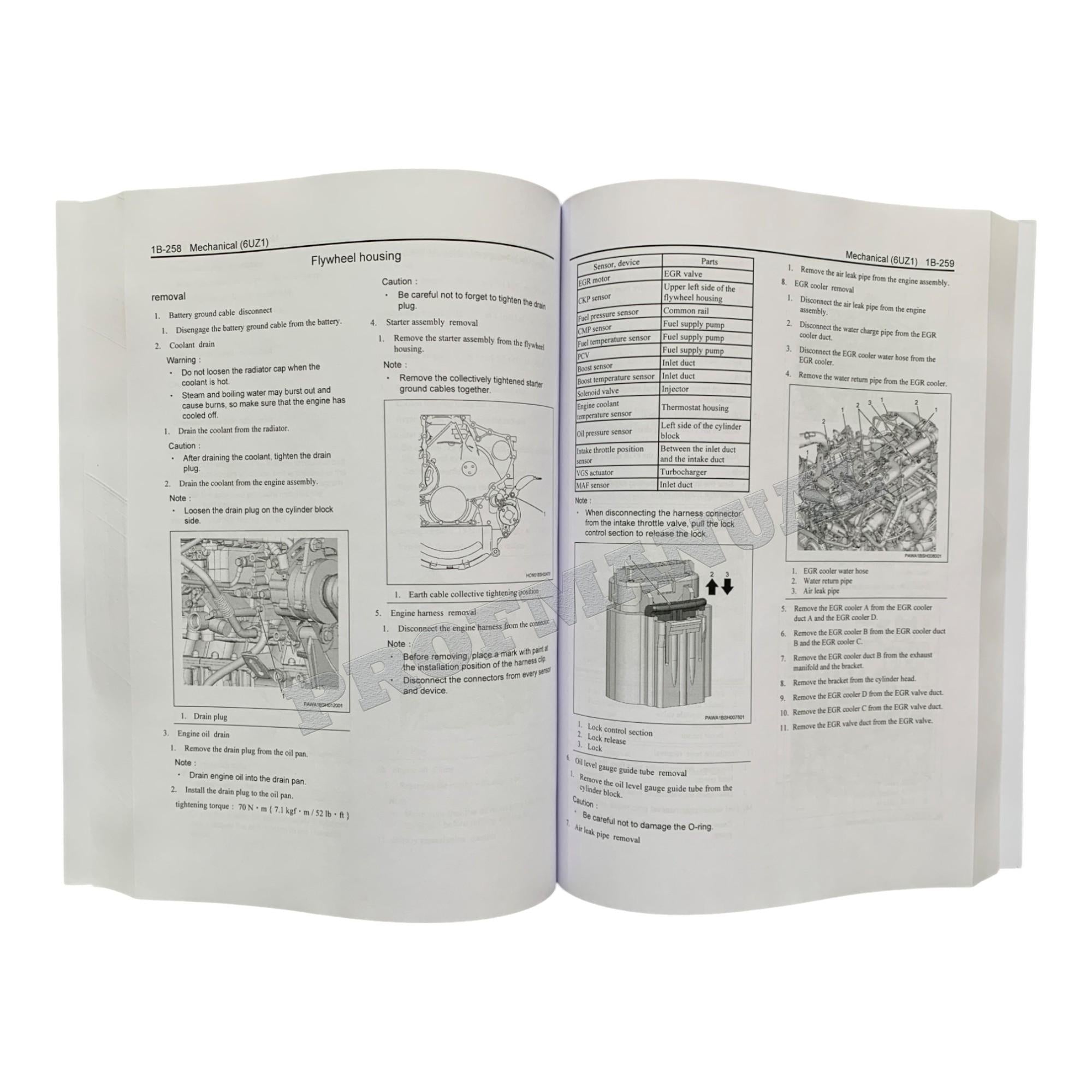HITACHI 6UZ1 INTERIM TIER4 COMPATIBLE ENGINE WORKSHOP MANUAL