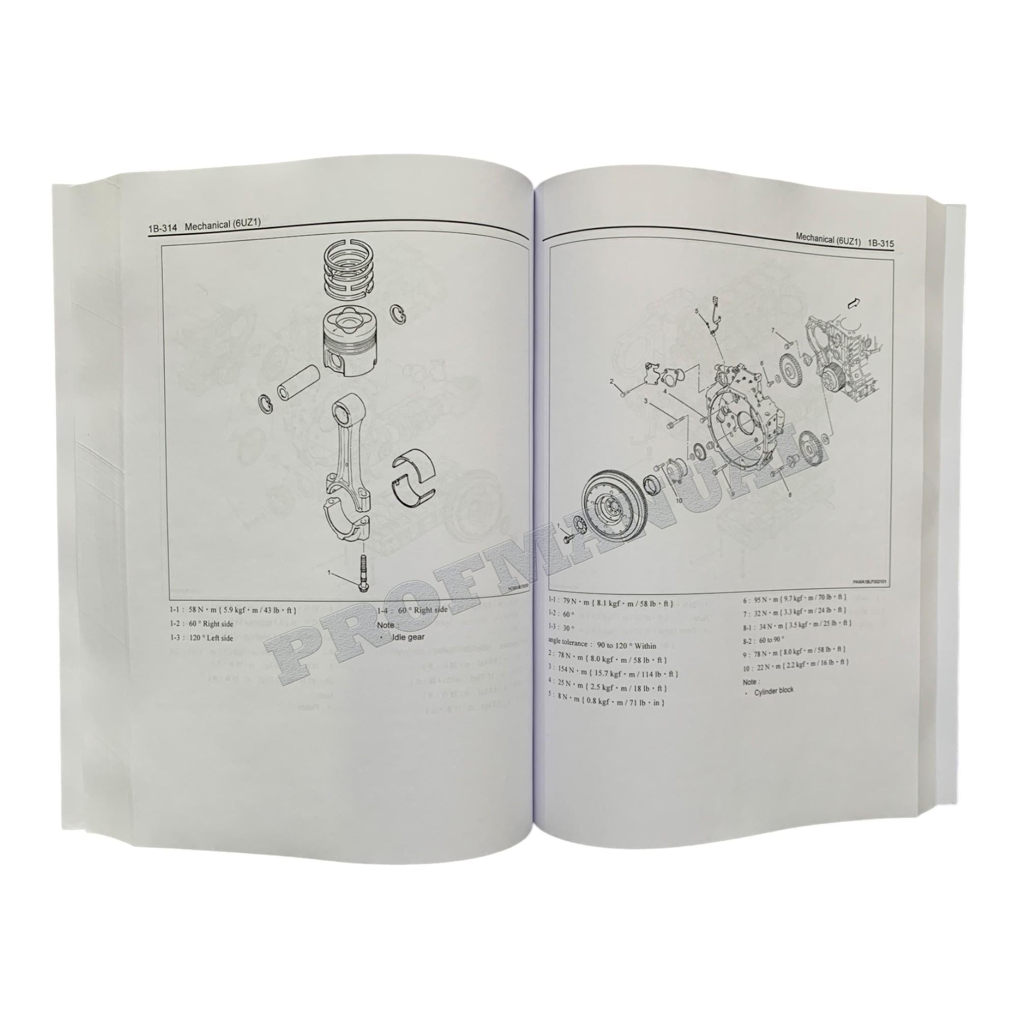HITACHI 6UZ1 INTERIM TIER4 COMPATIBLE ENGINE WORKSHOP MANUAL