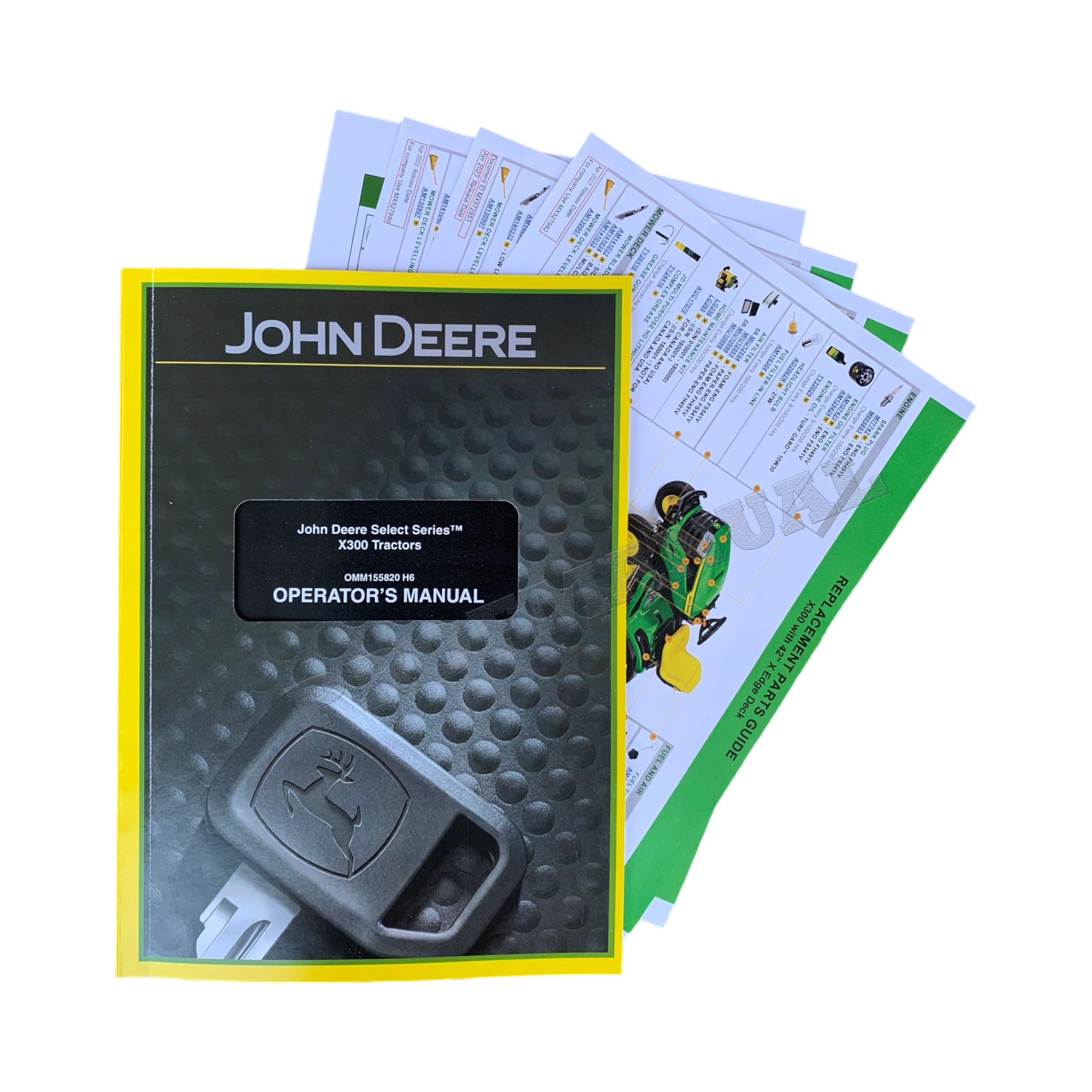 MANUAL DEL OPERADOR DEL TRACTOR JOHN DEERE X300 X304 X320 + ¡BONIFICACIÓN!
