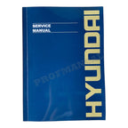 Manual de servicio y reparación de tapa dura de la excavadora sobre cadenas Hyundai R80CR-9A