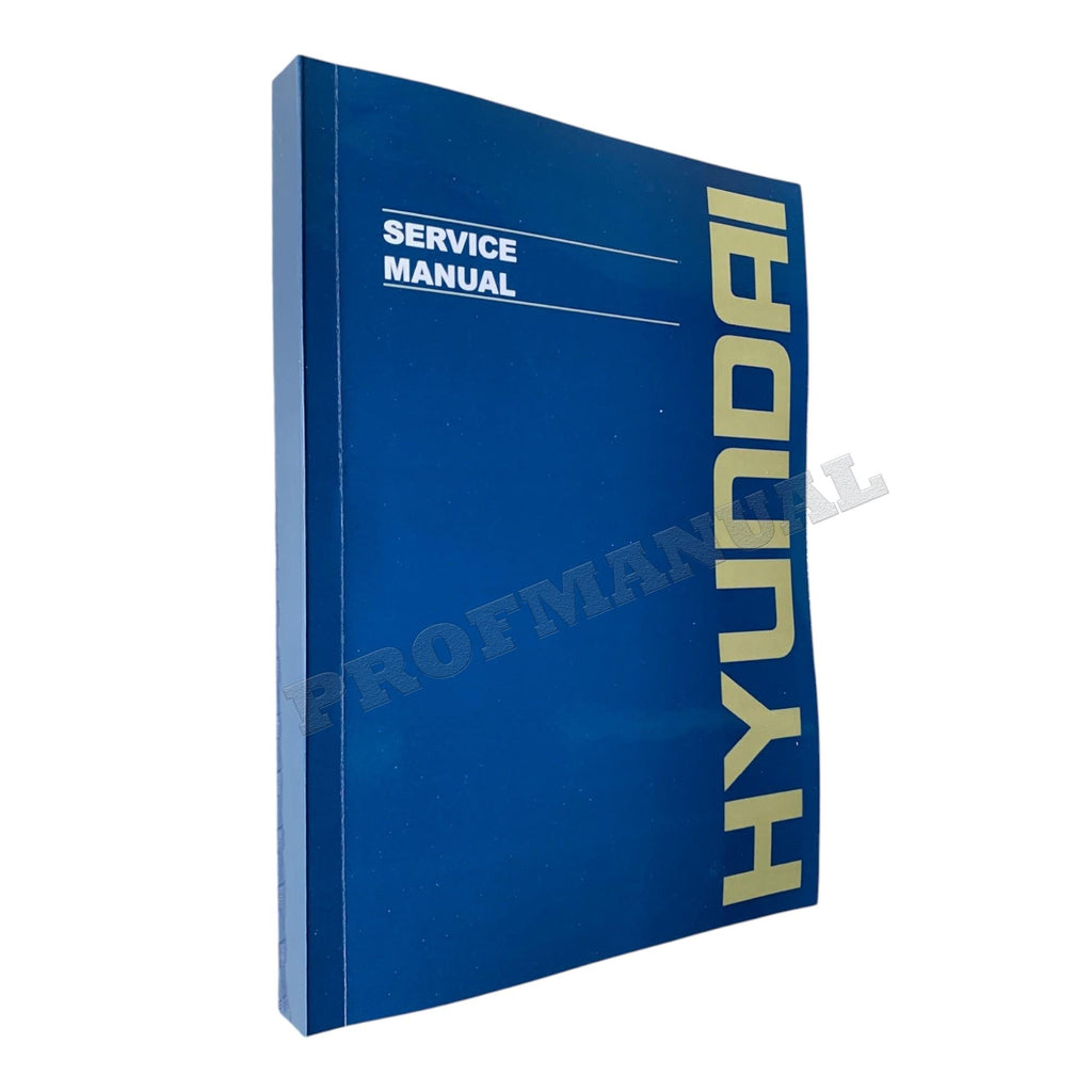 Manual de servicio y reparación de tapa dura de la excavadora sobre cadenas Hyundai R80CR-9A