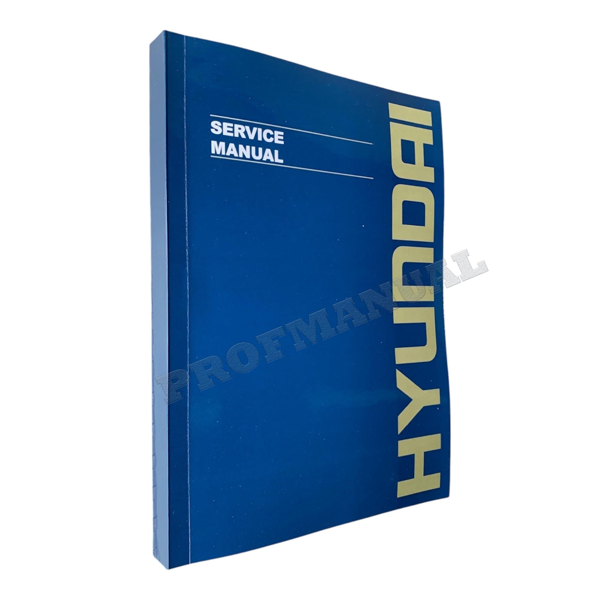 Hyundai R80CR-9A CRAWLER EXCAVATOR Hardcover Repair Service Manual