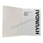Manual de servicio y reparación de tapa dura de la excavadora sobre cadenas Hyundai R80CR-9A