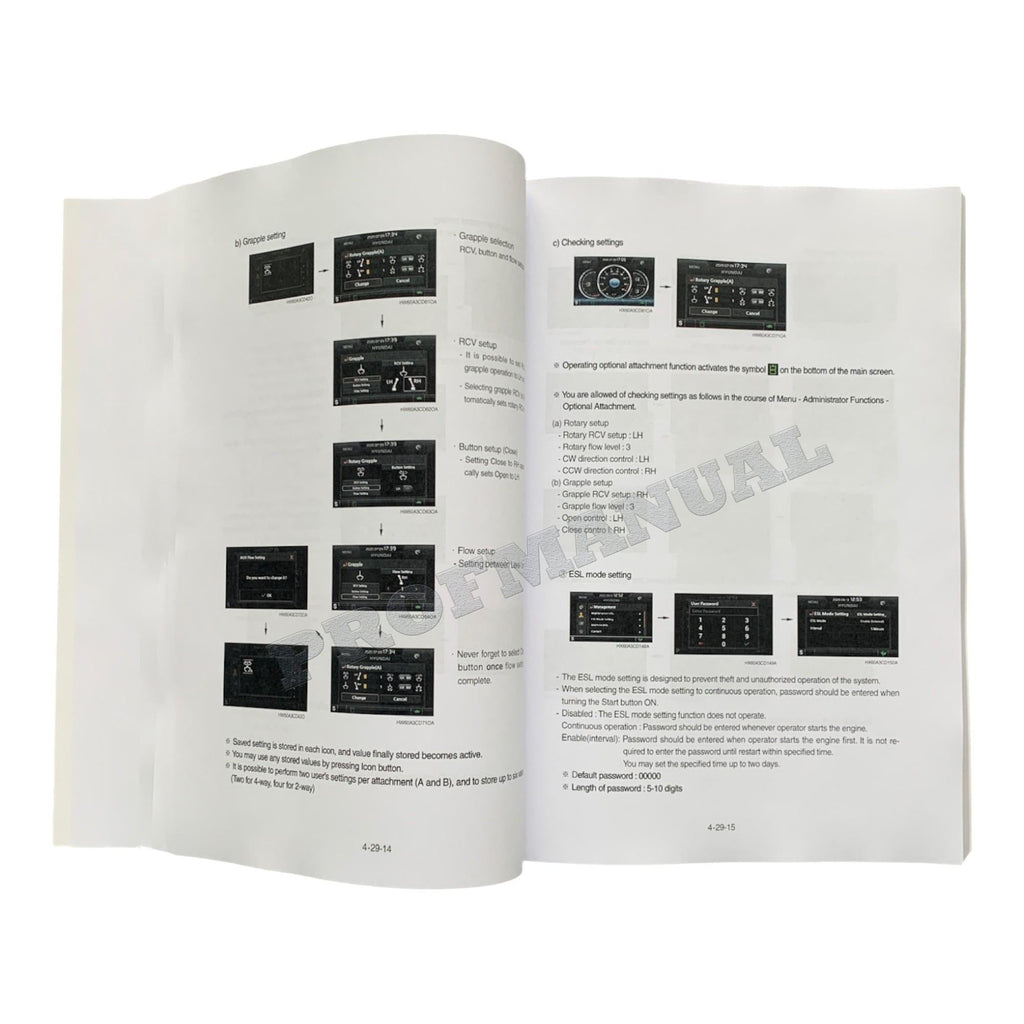 Manual de servicio y reparación de tapa dura de la excavadora sobre cadenas Hyundai R80CR-9A