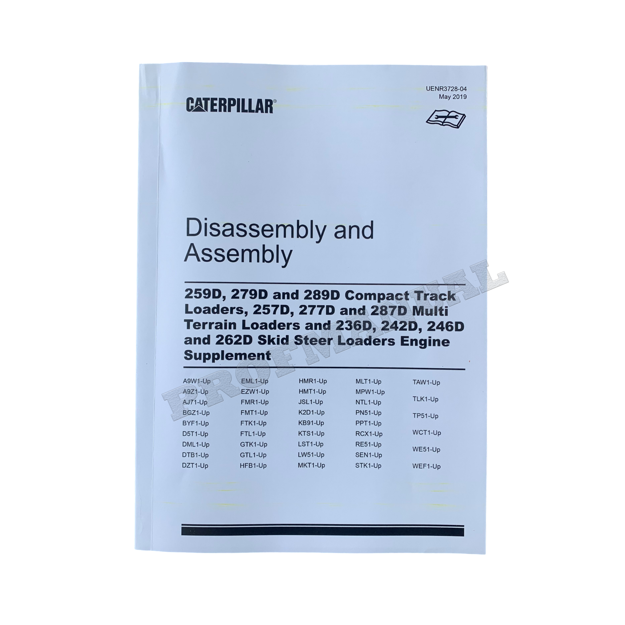 Manual de servicio del cargador Caterpillar 236D 242D 246D 262D Suministro del motor Desmontaje y montaje