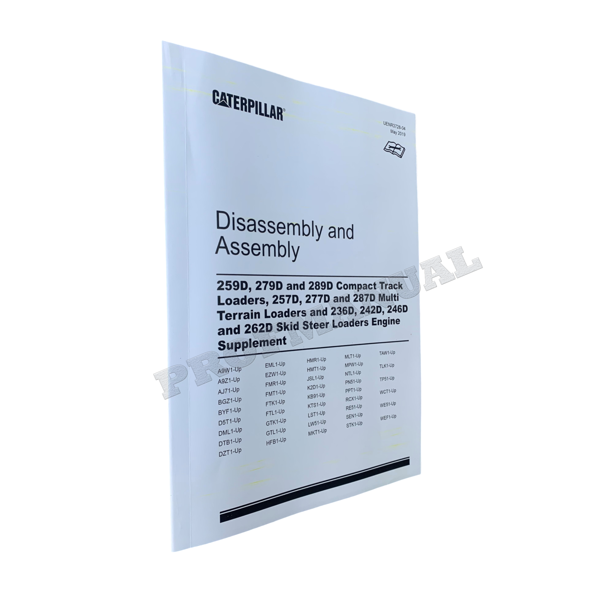 Manual de servicio del cargador Caterpillar 236D 242D 246D 262D Suministro del motor Desmontaje y montaje