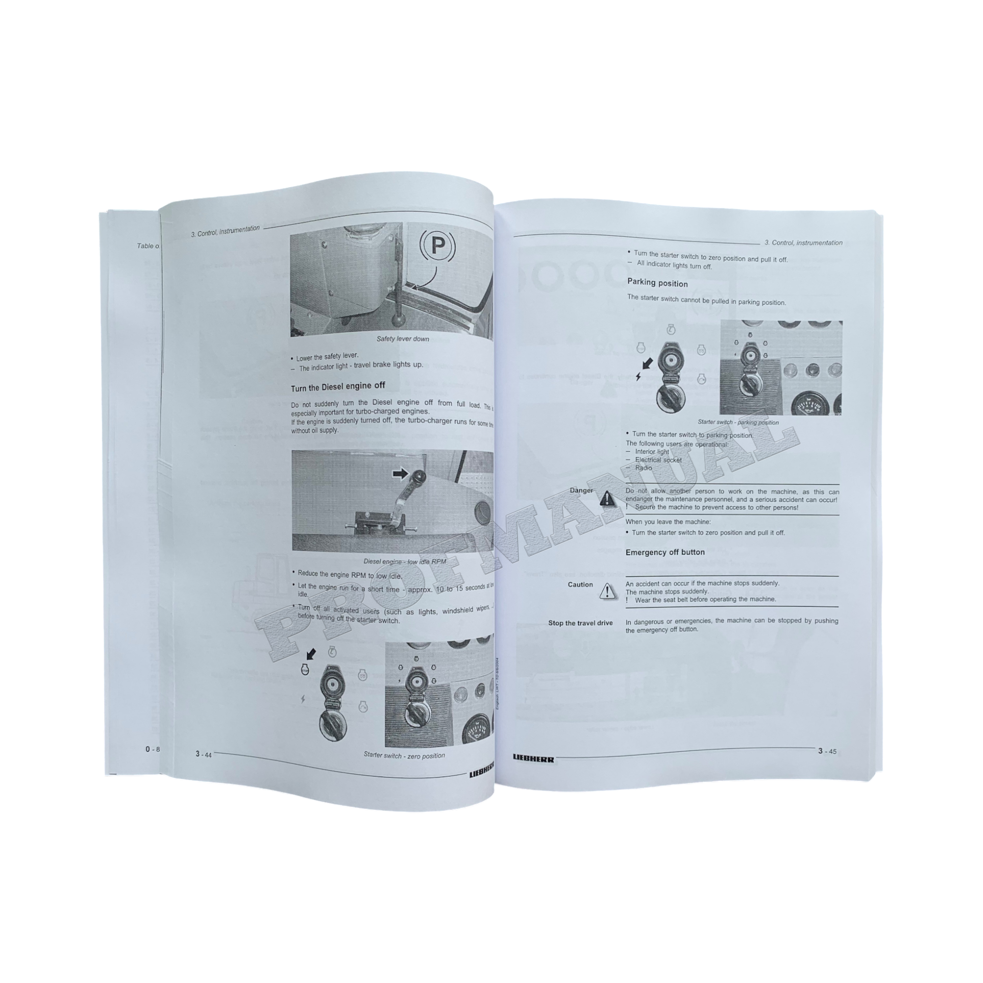 Liebherr LR632 B Litronic CRAWLER LOADER Operators manual 9084146