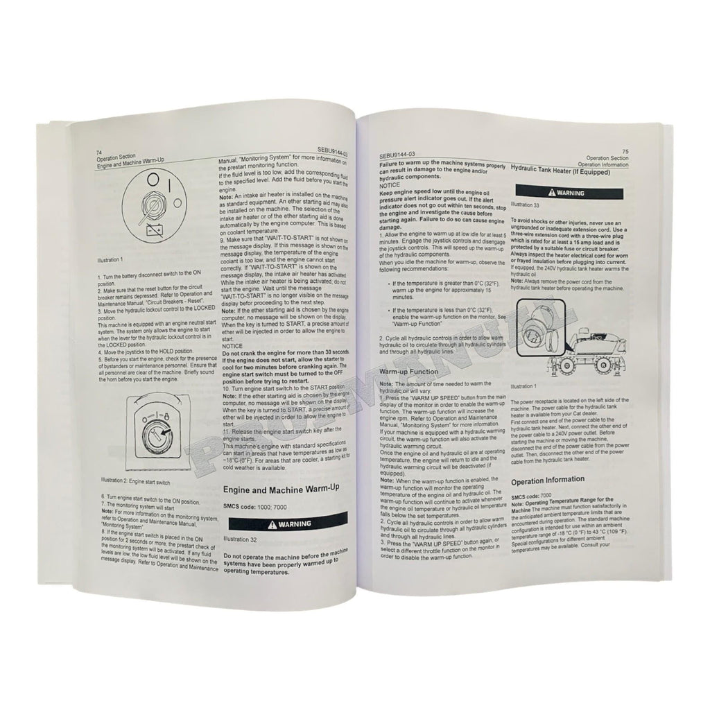 Caterpillar MH3059 Material Handler Operators Maintenance Manual