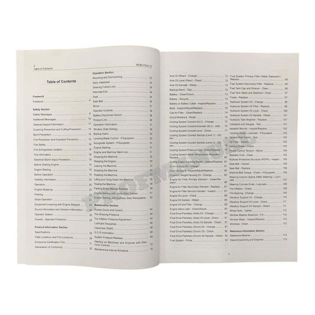 Caterpillar CP56 CP64 CP74 CP76 Vibratory Compactor Operators Maintenance Manual
