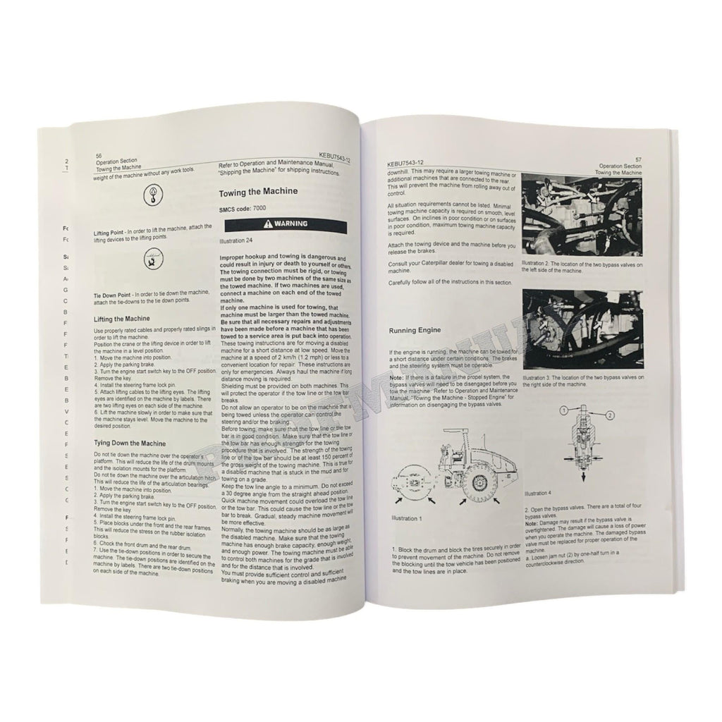 Caterpillar CP56 CP64 CP74 CP76 Vibratory Compactor Operators Maintenance Manual