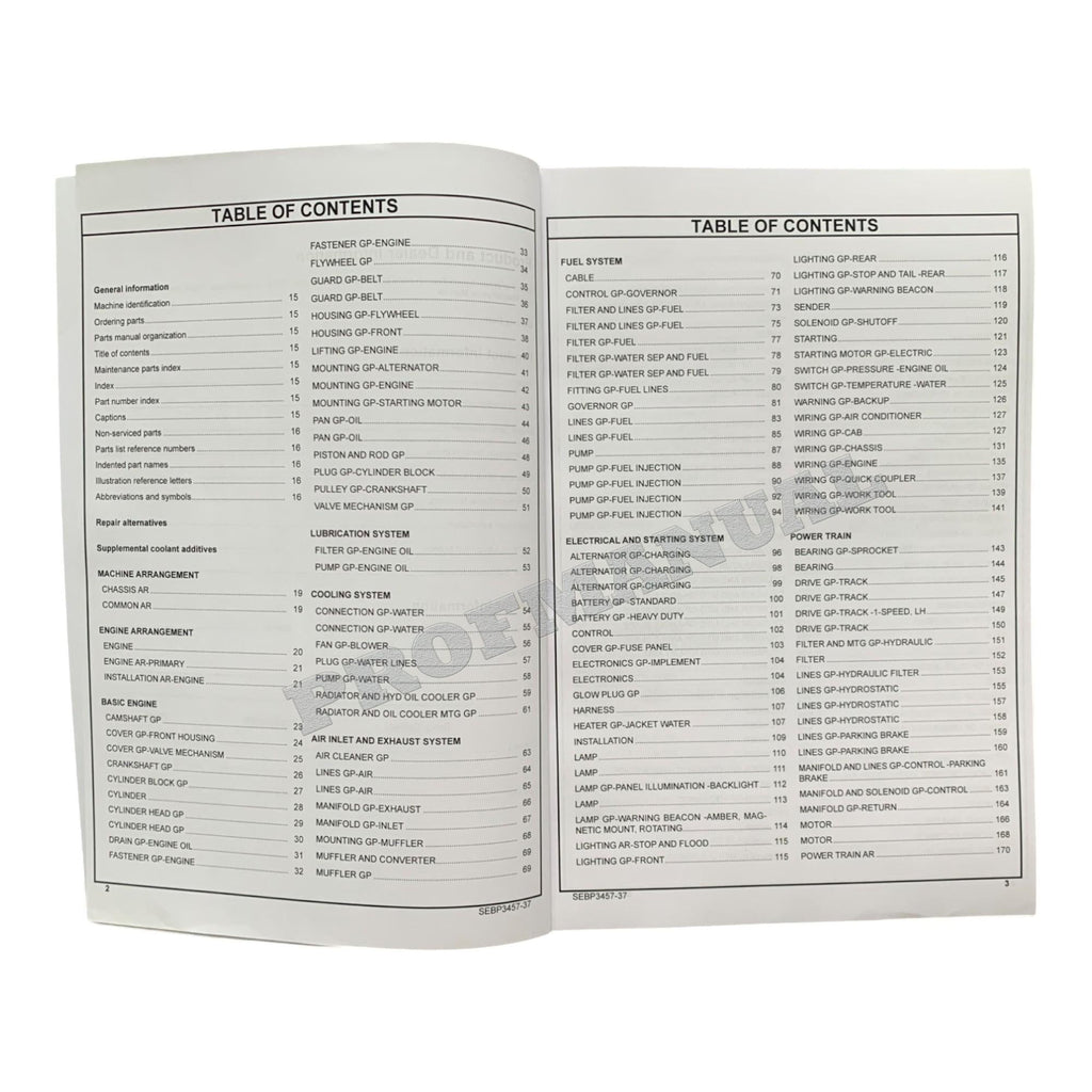 Caterpillar Cat 247 257 Multi Terrain Loader Parts Catalog Manual SN CMM1-UP 3NW1-Up