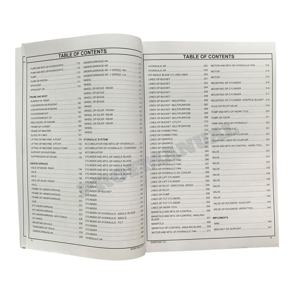 Caterpillar Cat 247 257 Multi Terrain Loader Parts Catalog Manual SN CMM1-UP 3NW1-Up