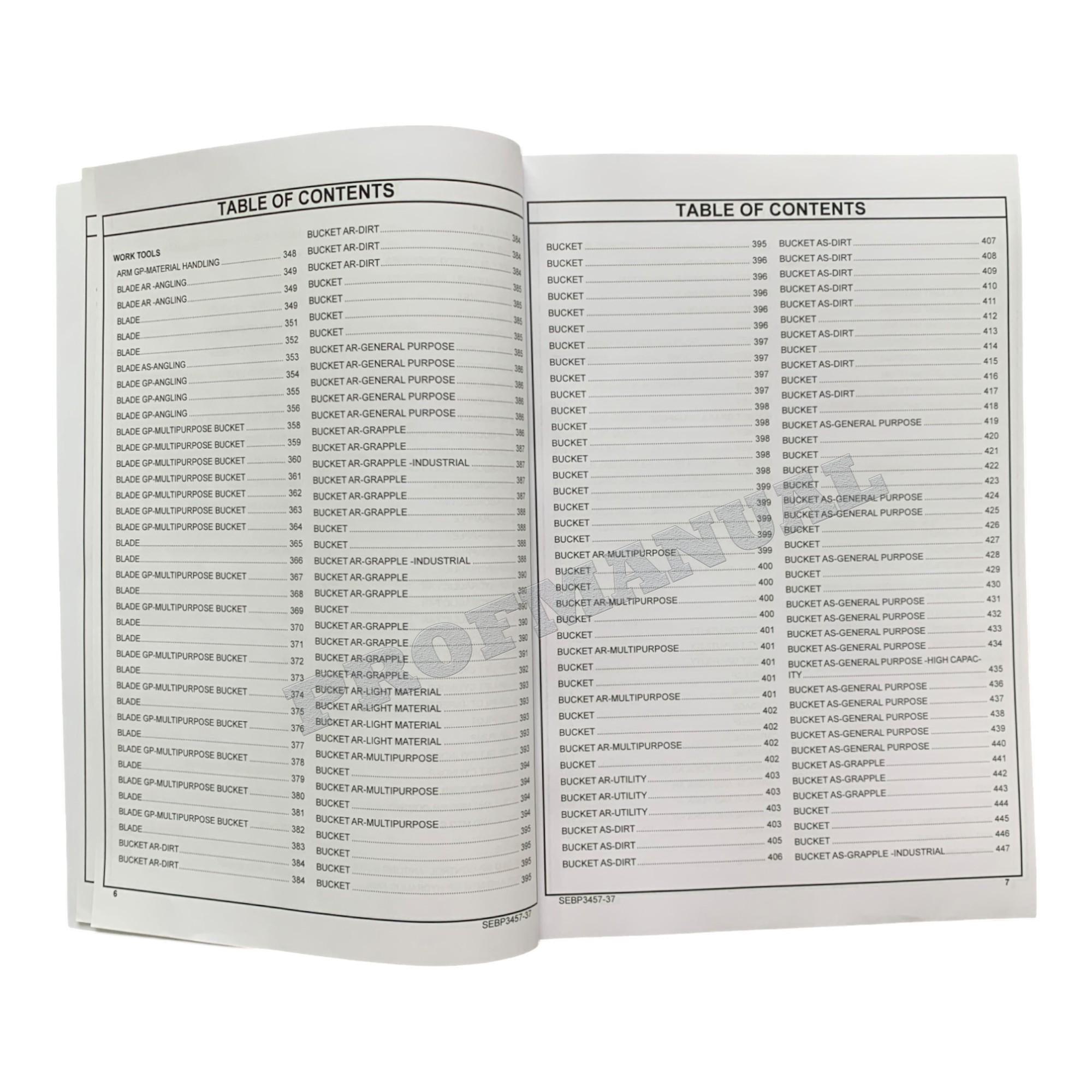 Caterpillar Cat 247 257 Multi Terrain Loader Parts Catalog Manual SN CMM1-UP 3NW1-Up