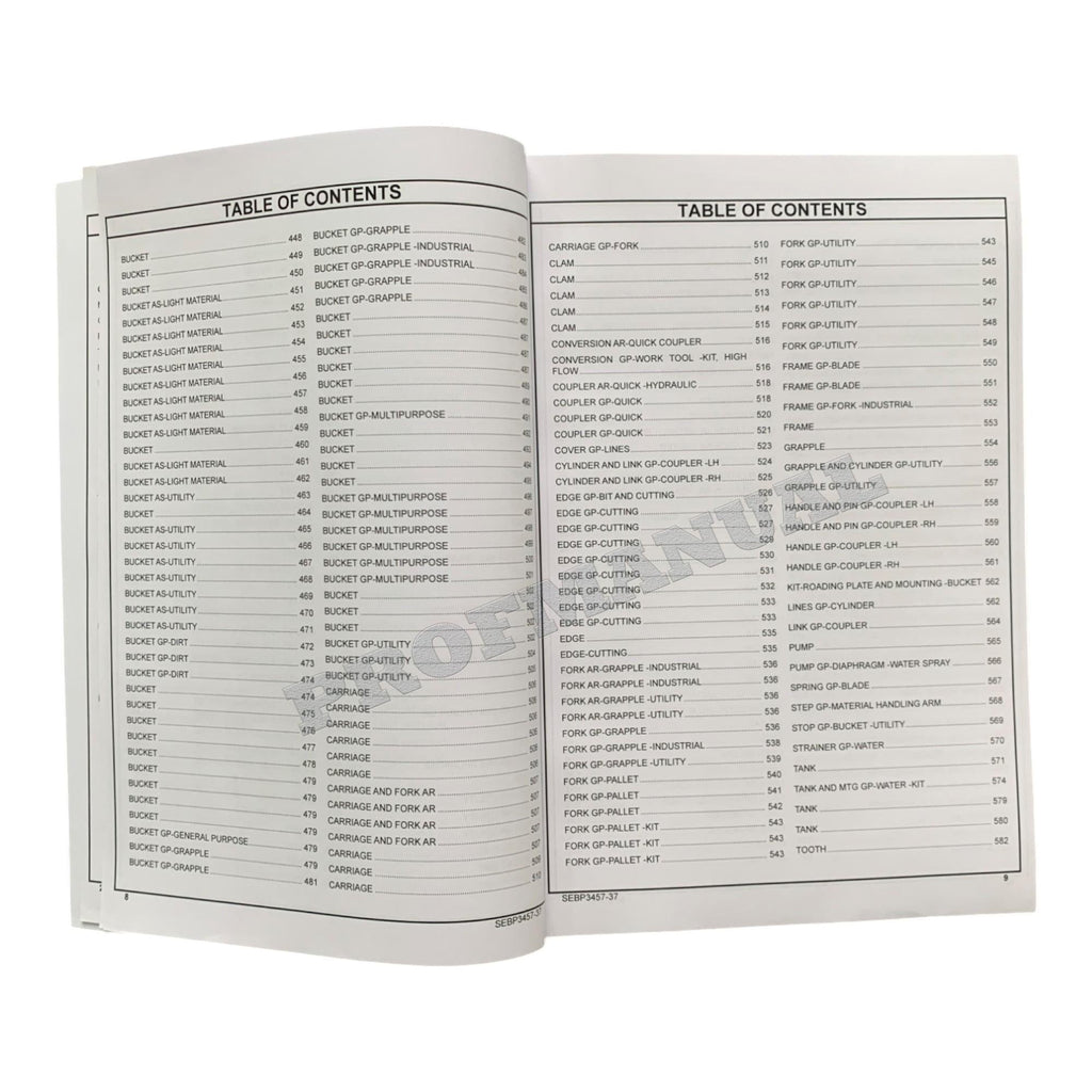 Caterpillar Cat 247 257 Multi Terrain Loader Parts Catalog Manual SN CMM1-UP 3NW1-Up